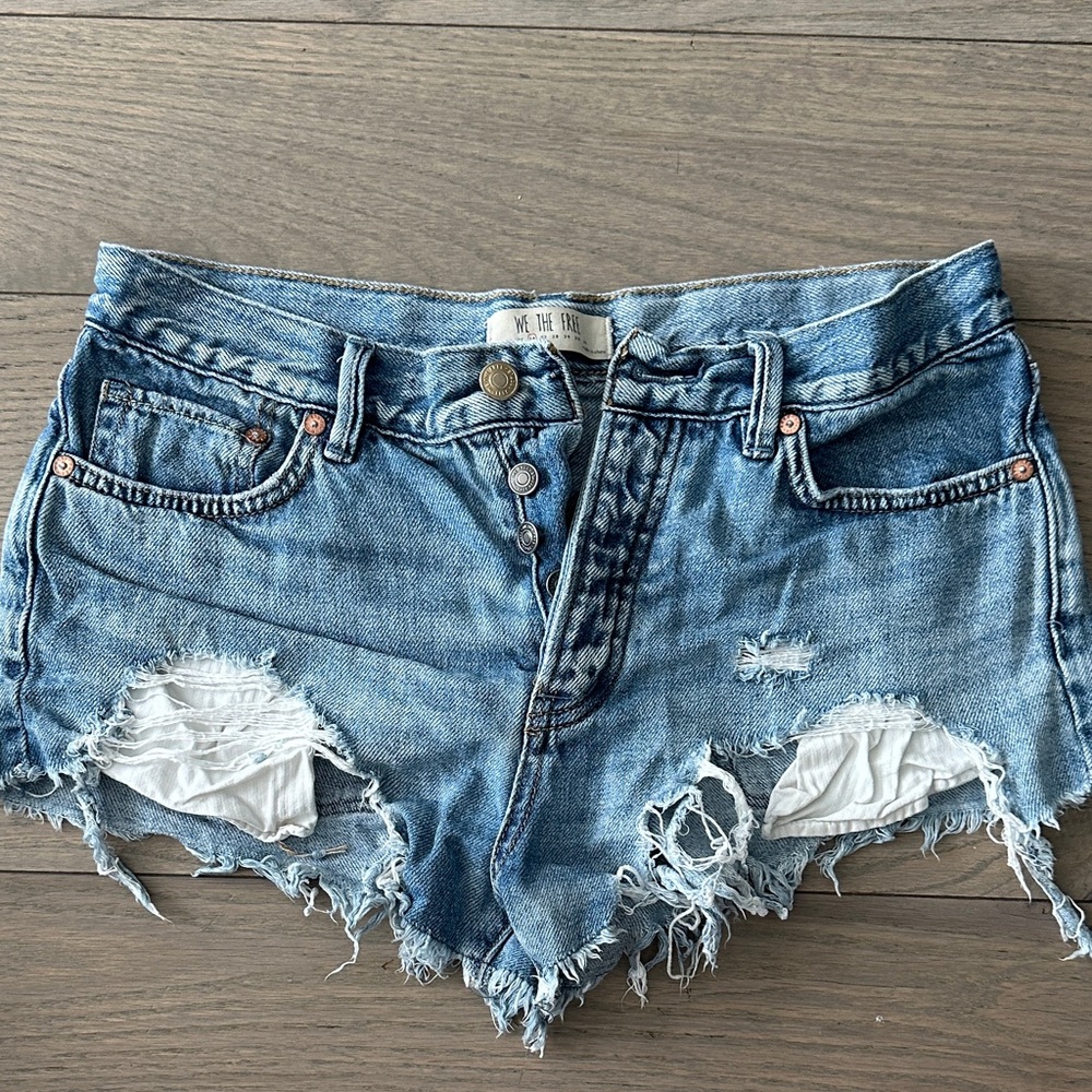 We the Free Free People Denim Cutoff Shorts